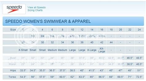 speedo sizes|speedo usa size chart.